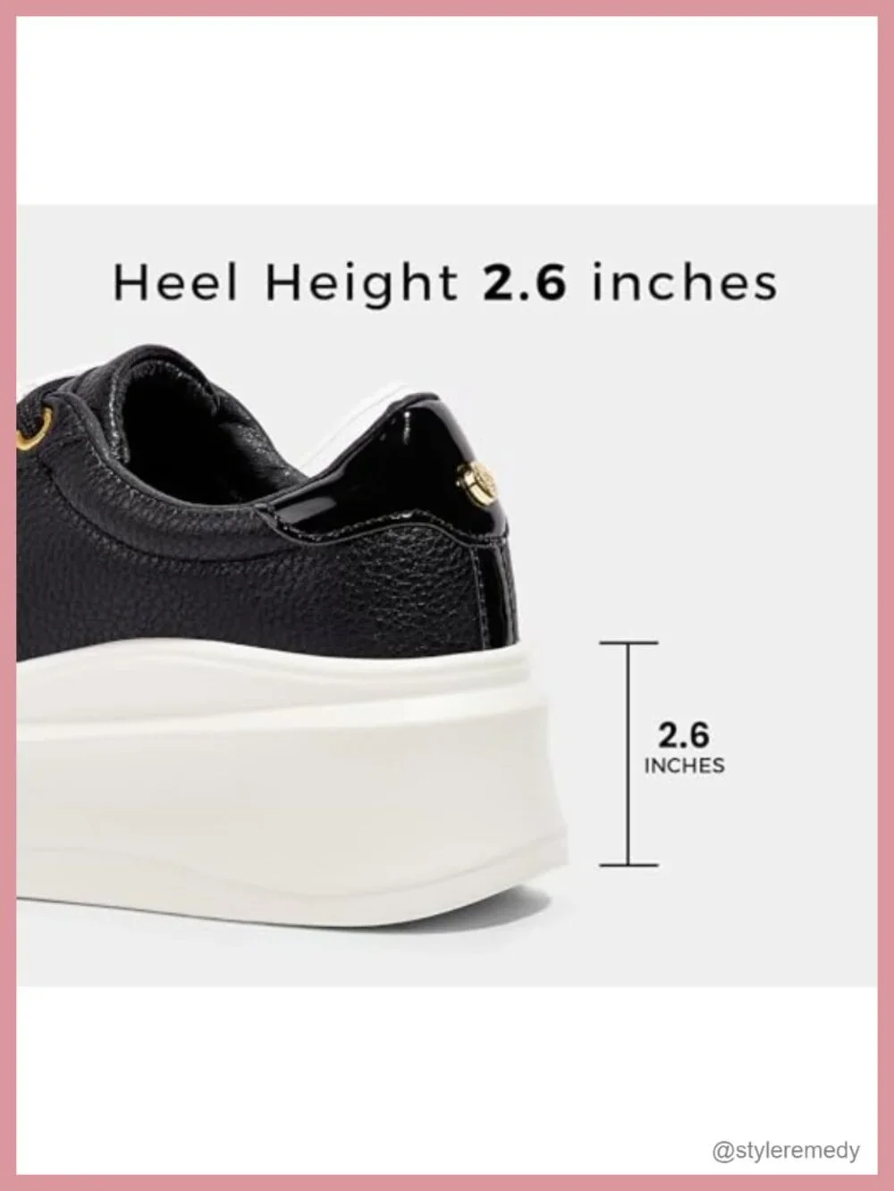 Women's Platform Fashion Sneakers Thick Sole Faux Leather PU